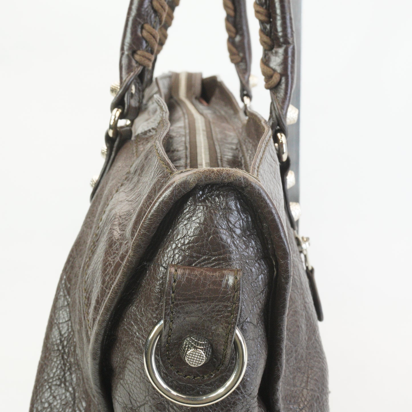 Balenciaga Classic City Bag  Brown SHW Large