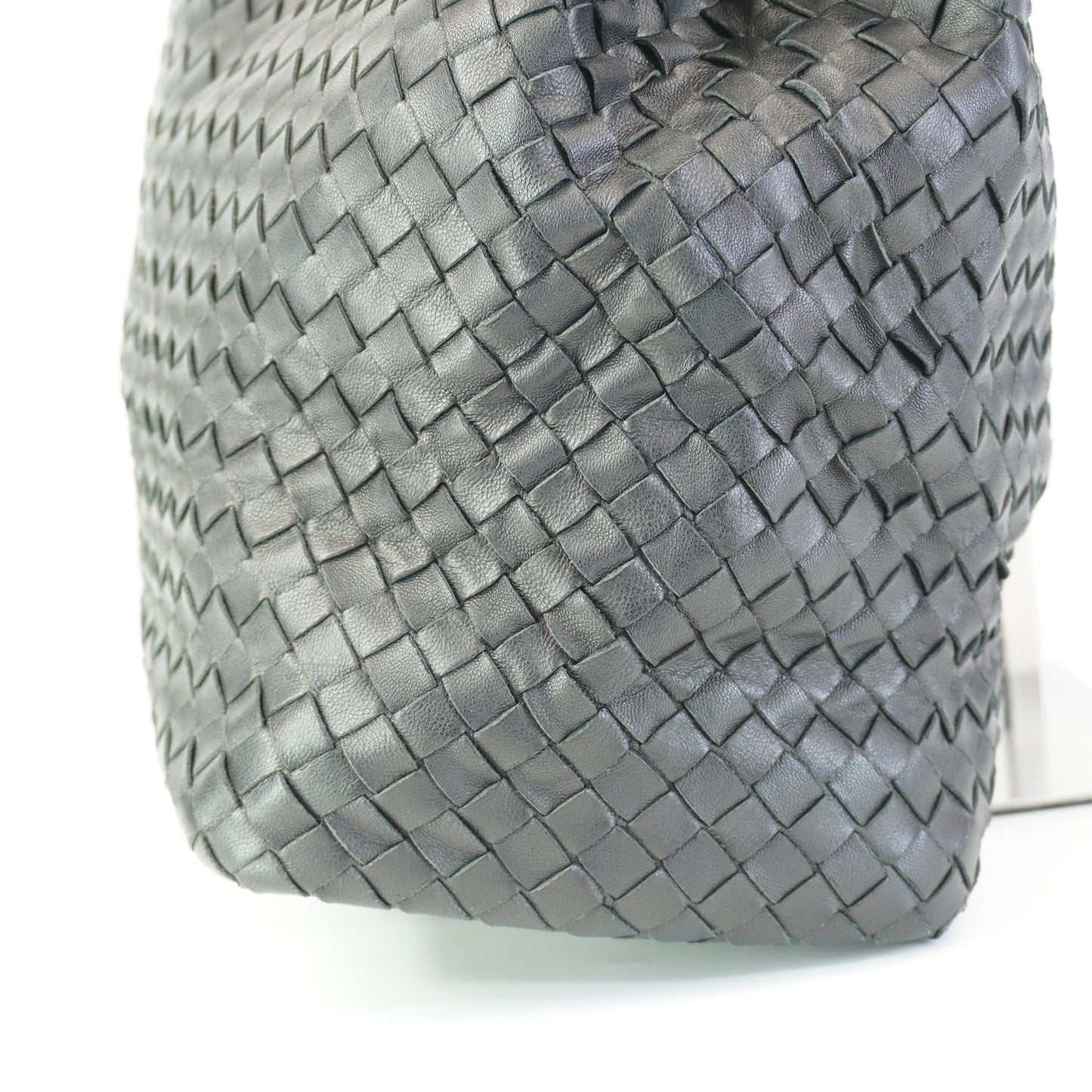 Bottega Veneta Intrecciato Garda Tote Black