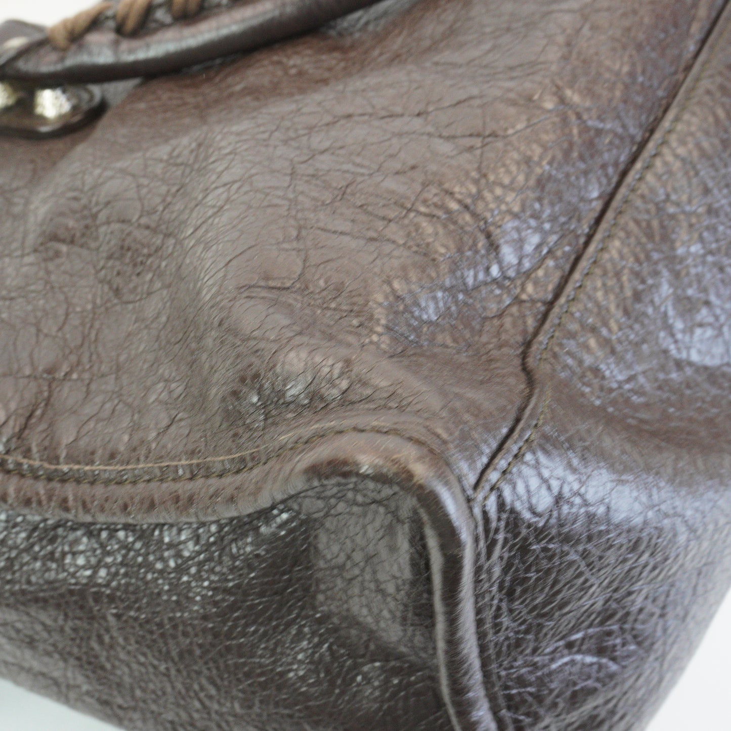 Balenciaga Classic City Bag  Brown SHW Large
