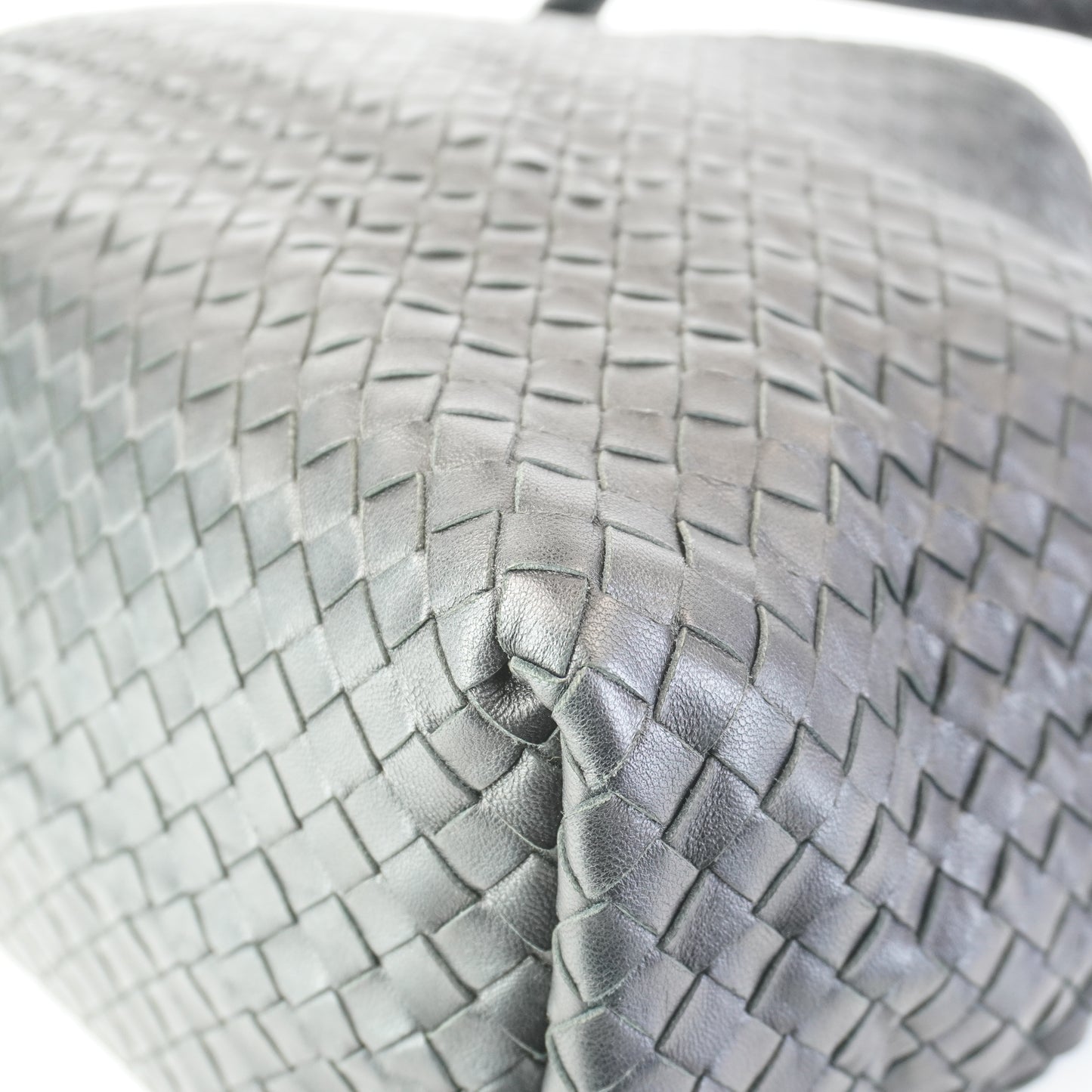 Bottega Veneta Intrecciato Garda Tote Black