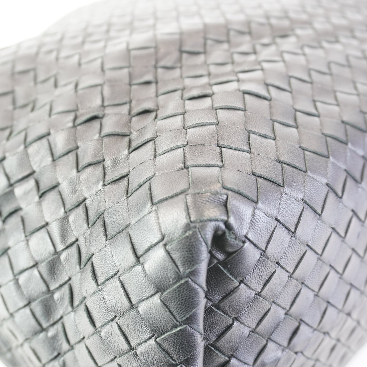 Bottega Veneta Intrecciato Garda Tote Black