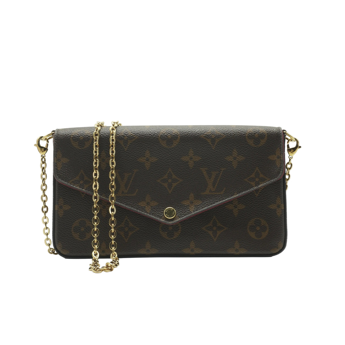 Louis Vuitton	Pochette Félicie PM monogram canvas GHW