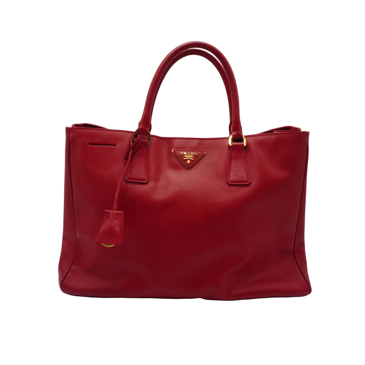 Prada	Galleria Tote Bag Red Large GHW