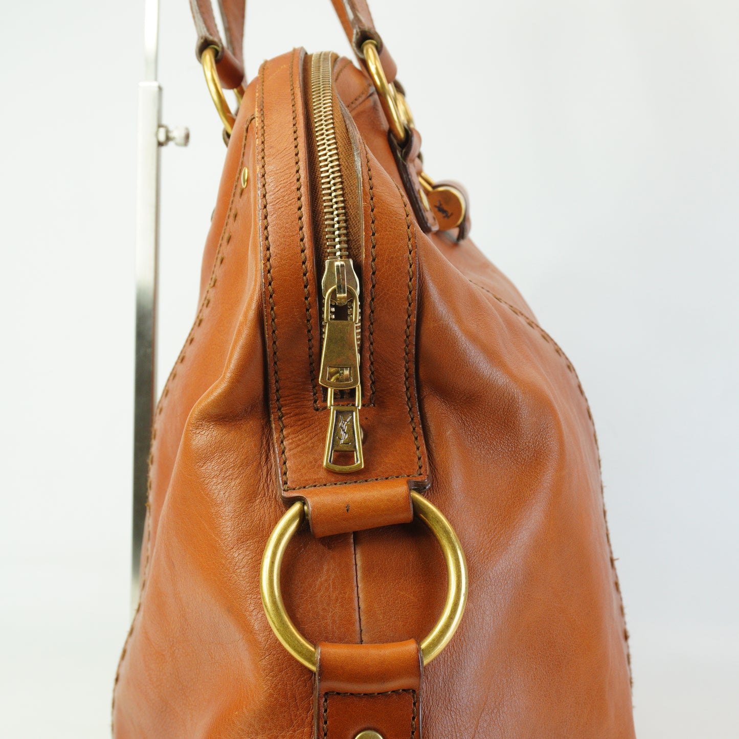 YSL	Muse Bag GHW Large Rust Orange