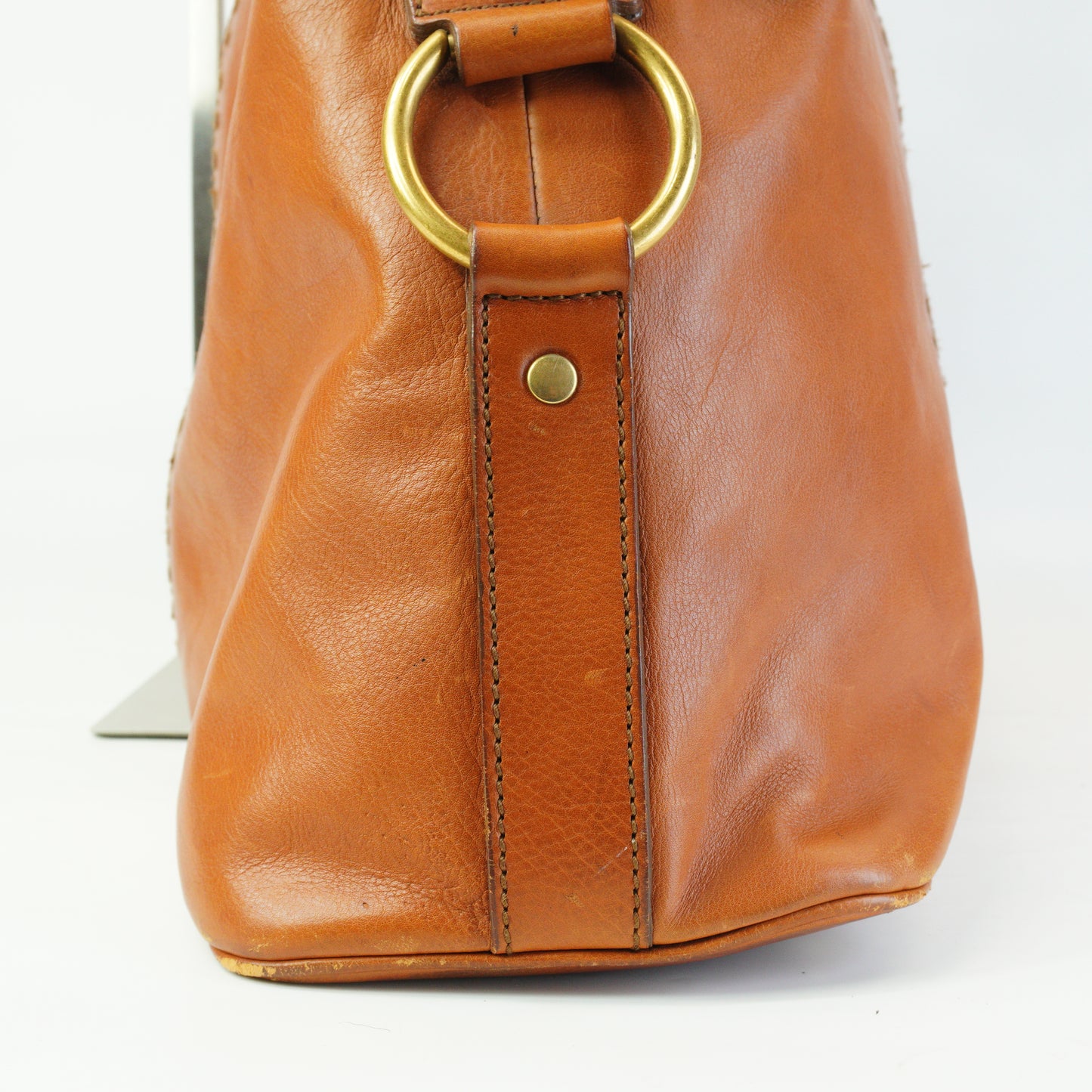 YSL	Muse Bag GHW Large Rust Orange