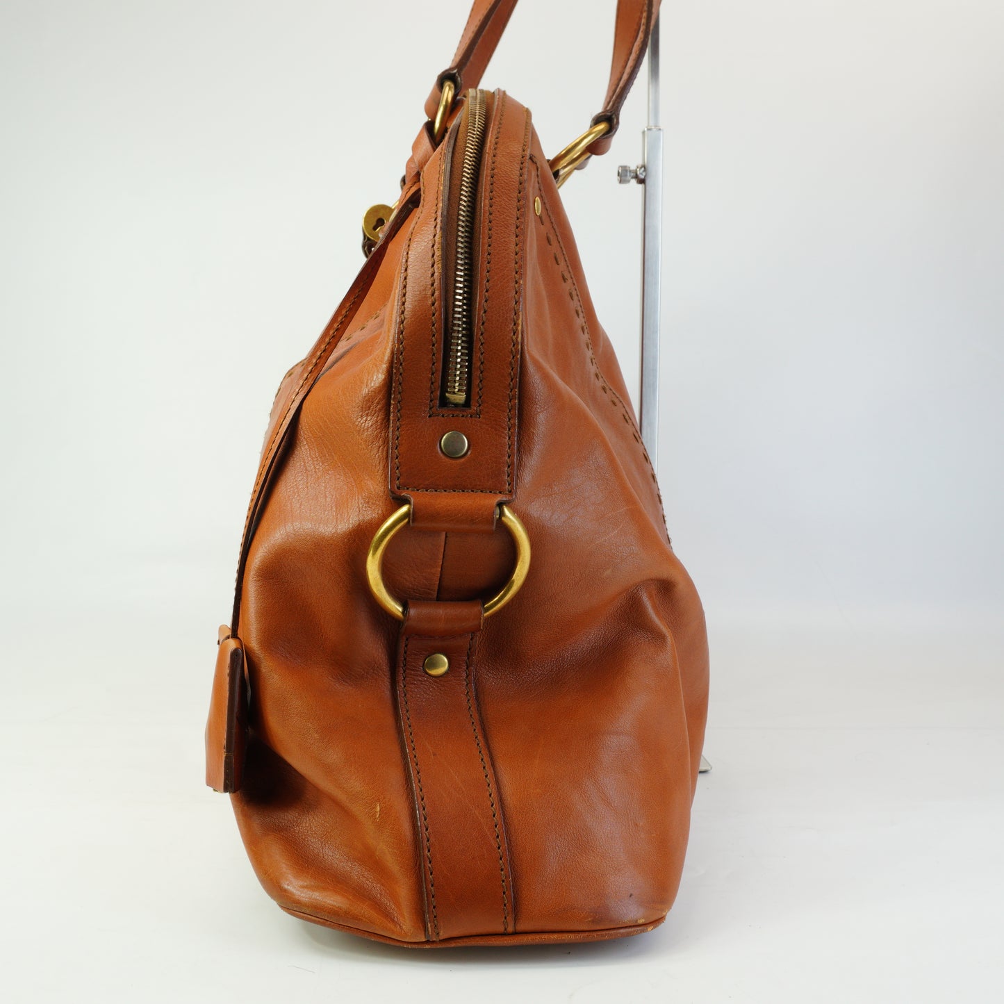 YSL	Muse Bag GHW Large Rust Orange