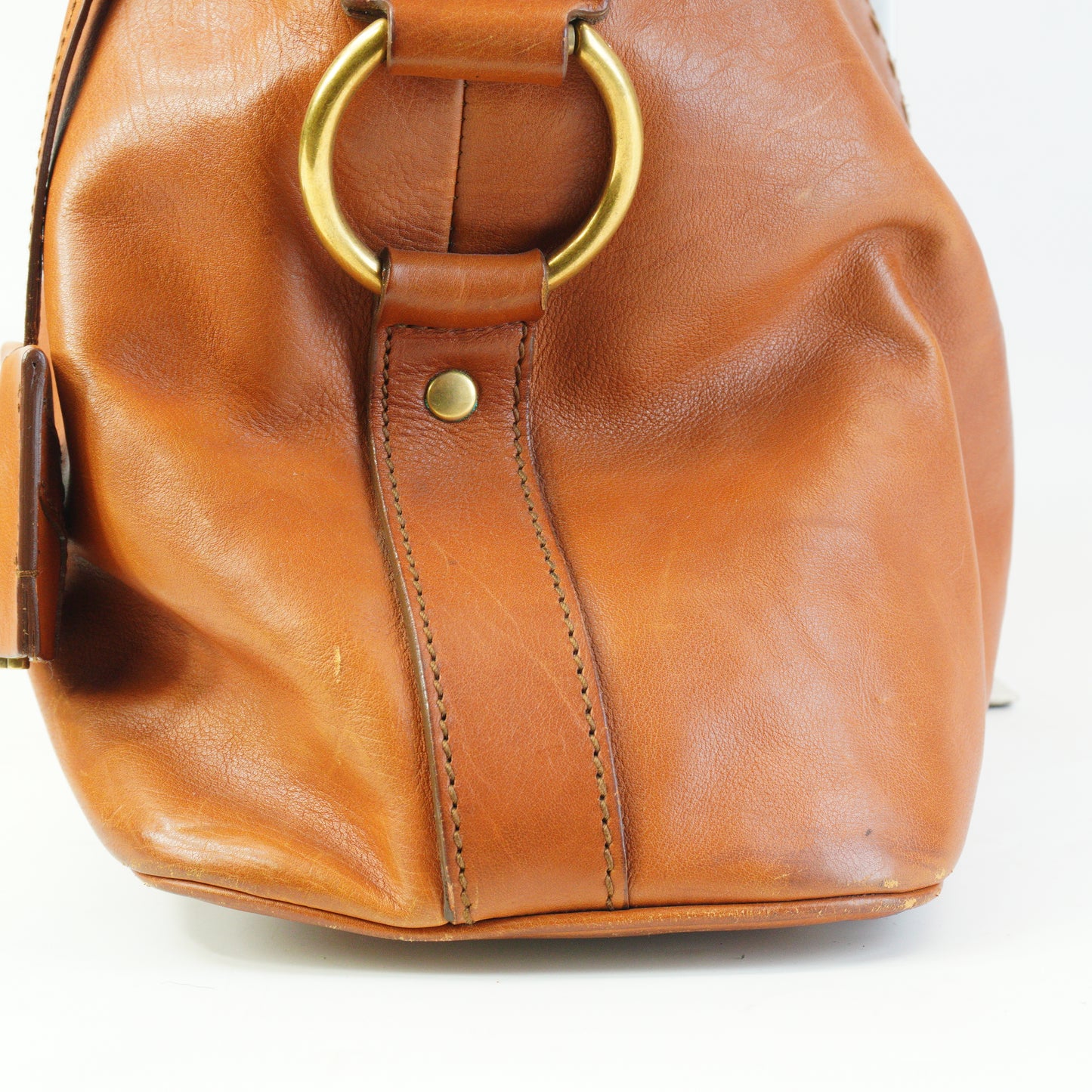 YSL	Muse Bag GHW Large Rust Orange