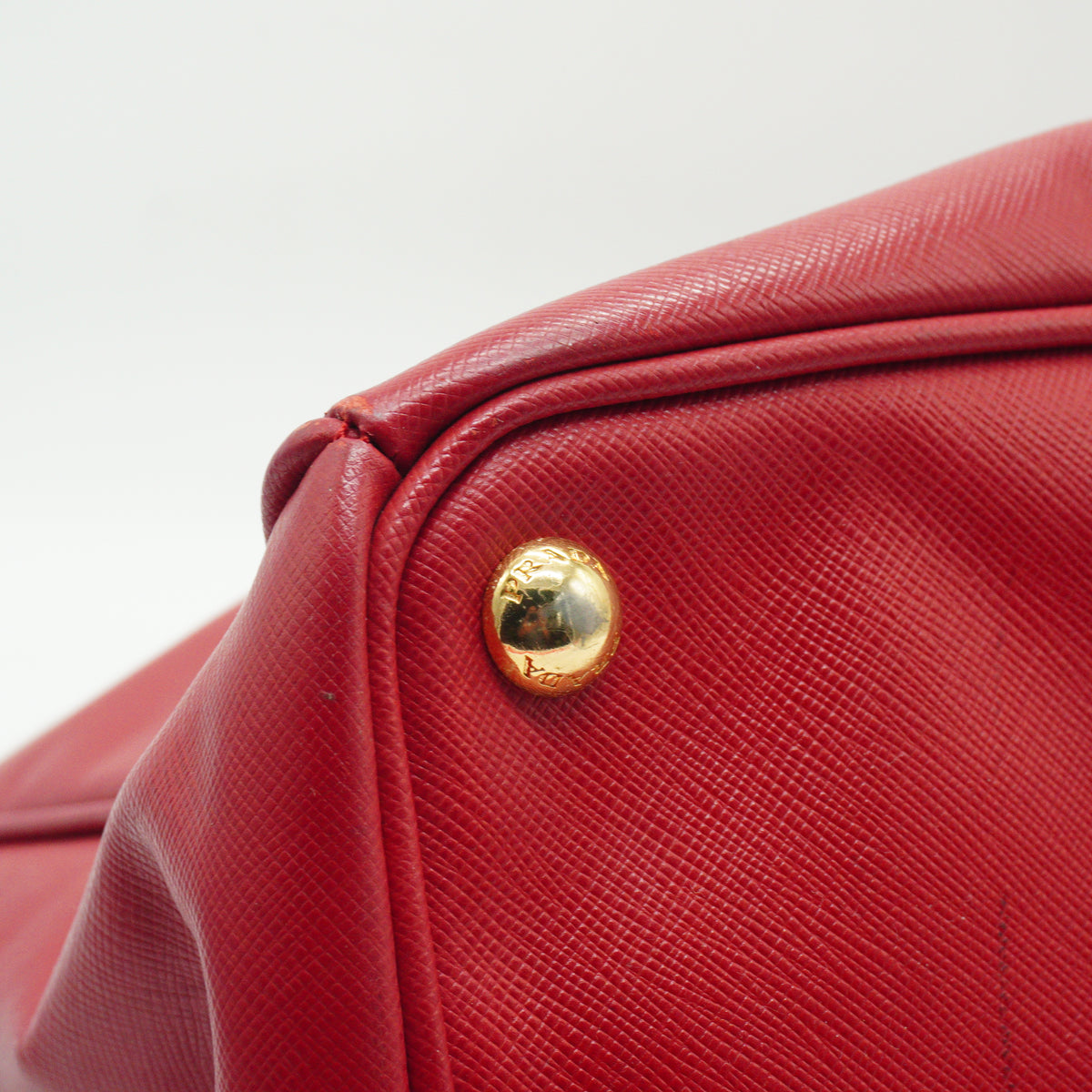 Prada	Galleria Tote Bag Red Large GHW