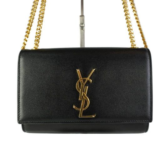 YSL	Kate Small Black Caviar