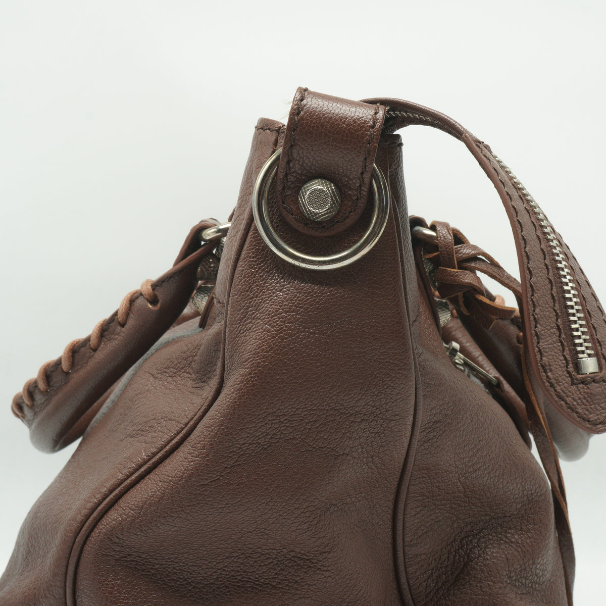 Balenciaga Classic City Bag Brown Medium SHW