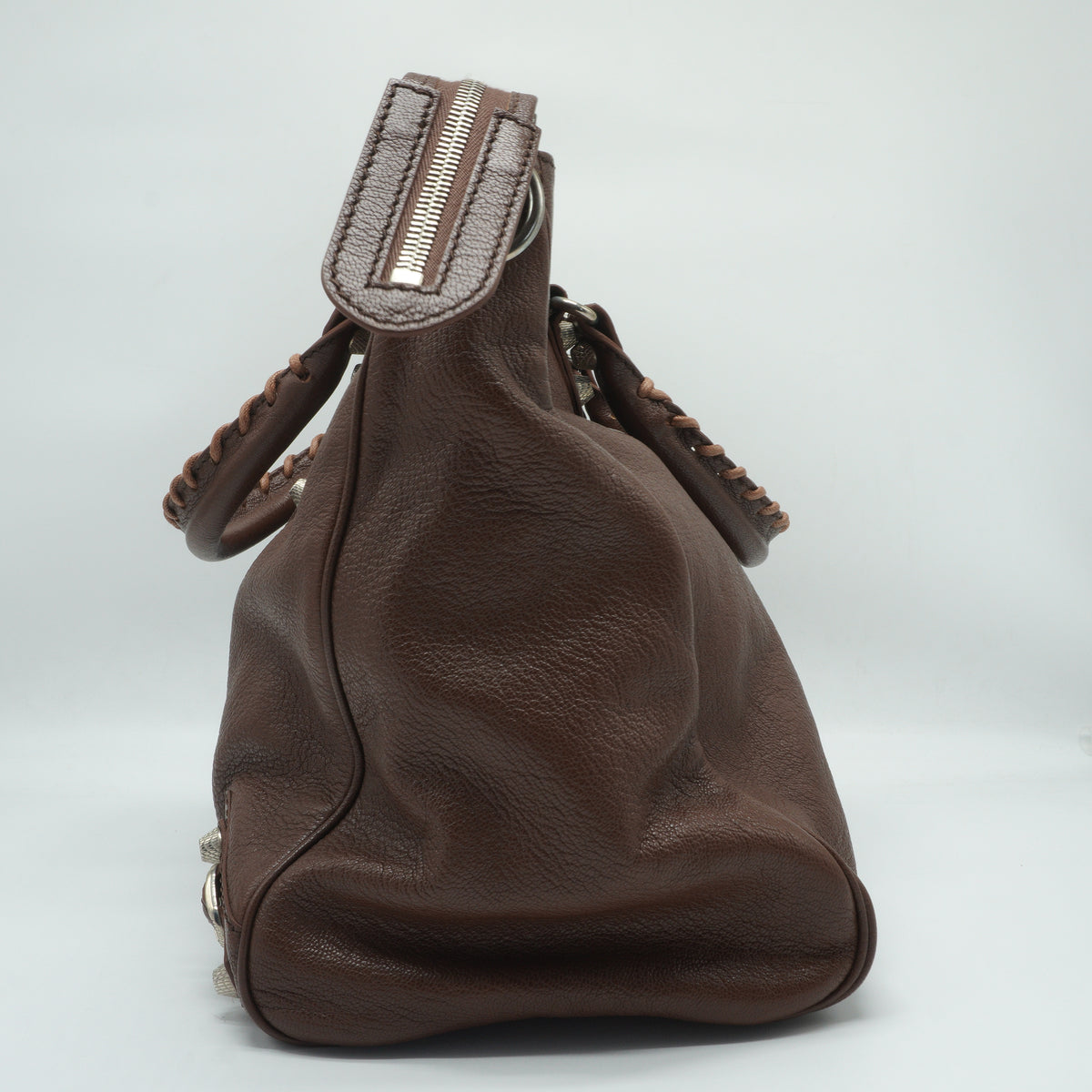 Balenciaga Classic City Bag Brown Medium SHW