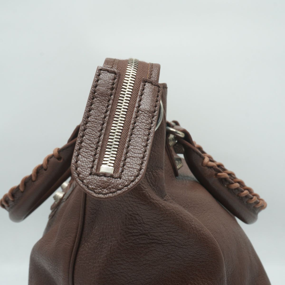 Balenciaga Classic City Bag Brown Medium SHW