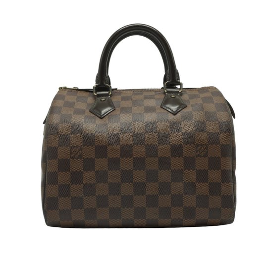 Louis Vuitton	Speedy 25 Damier Ébène GHW
