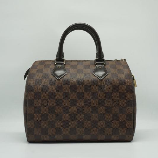 Louis Vuitton	Speedy 25 Damier Ébène GHW