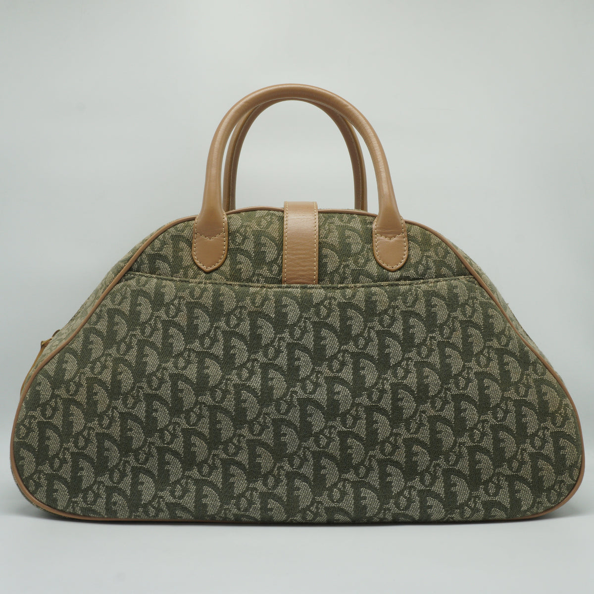 Dior	Diorissimo Saddle Bowler Bag Large Olive GHW