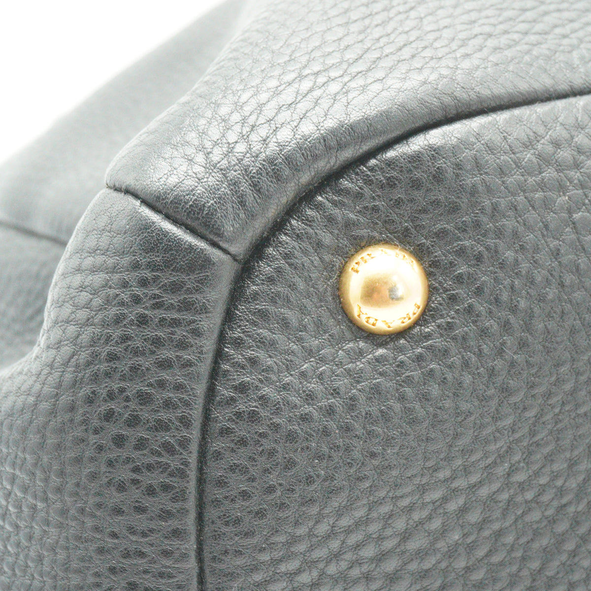 Prada	Vitello Daino Sacca 2 Manici Hobo Bag Black Large GHW