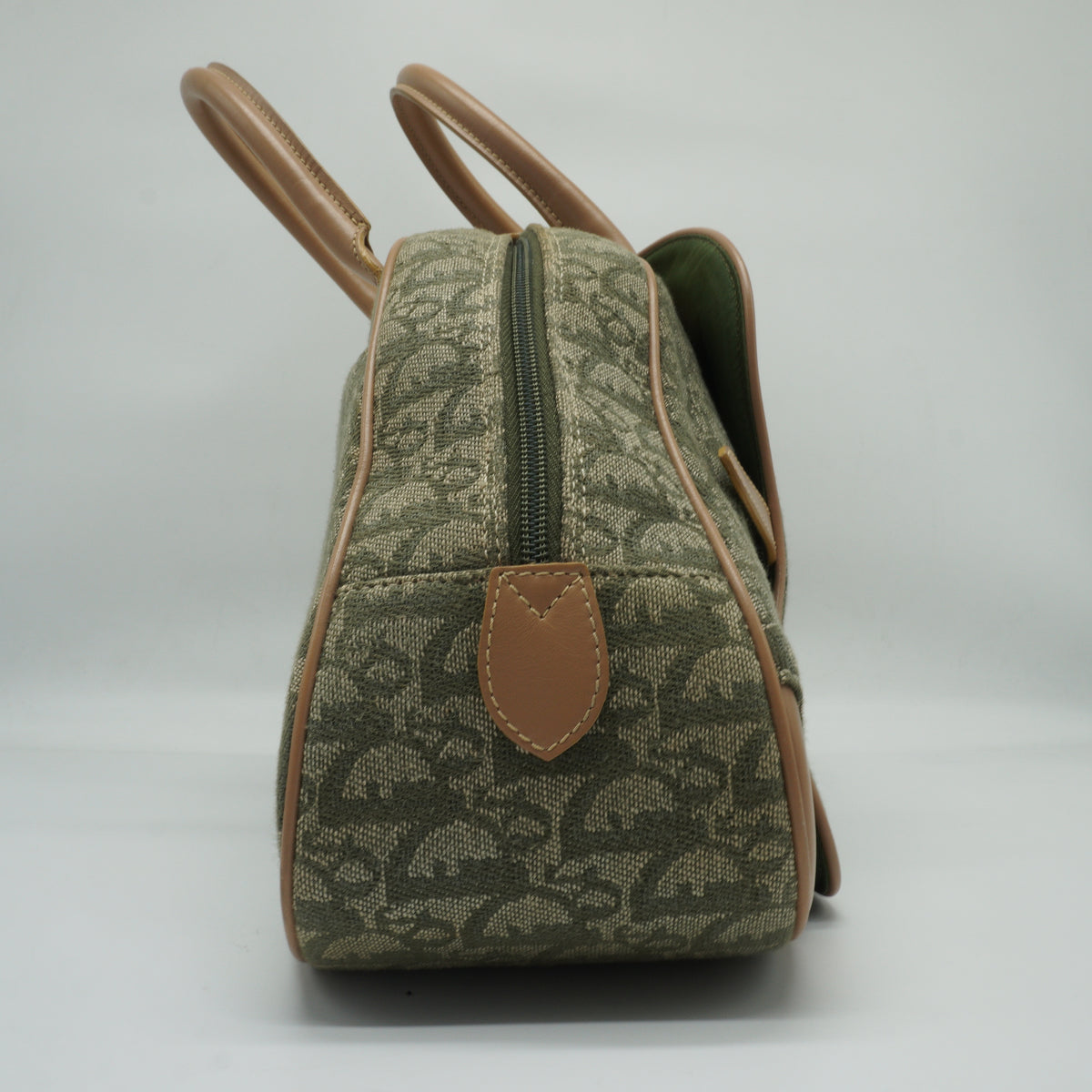 Dior	Diorissimo Saddle Bowler Bag Large Olive GHW