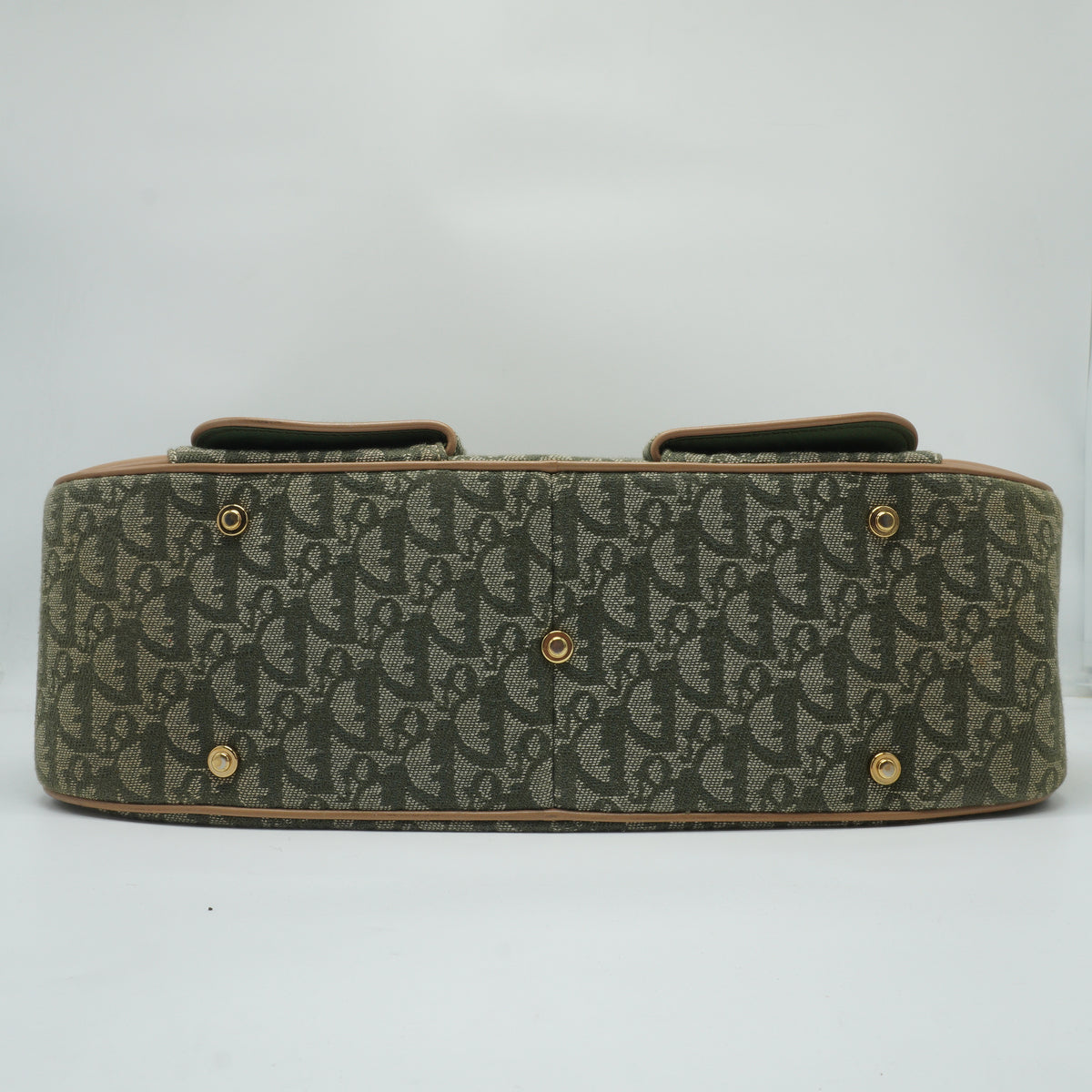 Dior	Diorissimo Saddle Bowler Bag Large Olive GHW