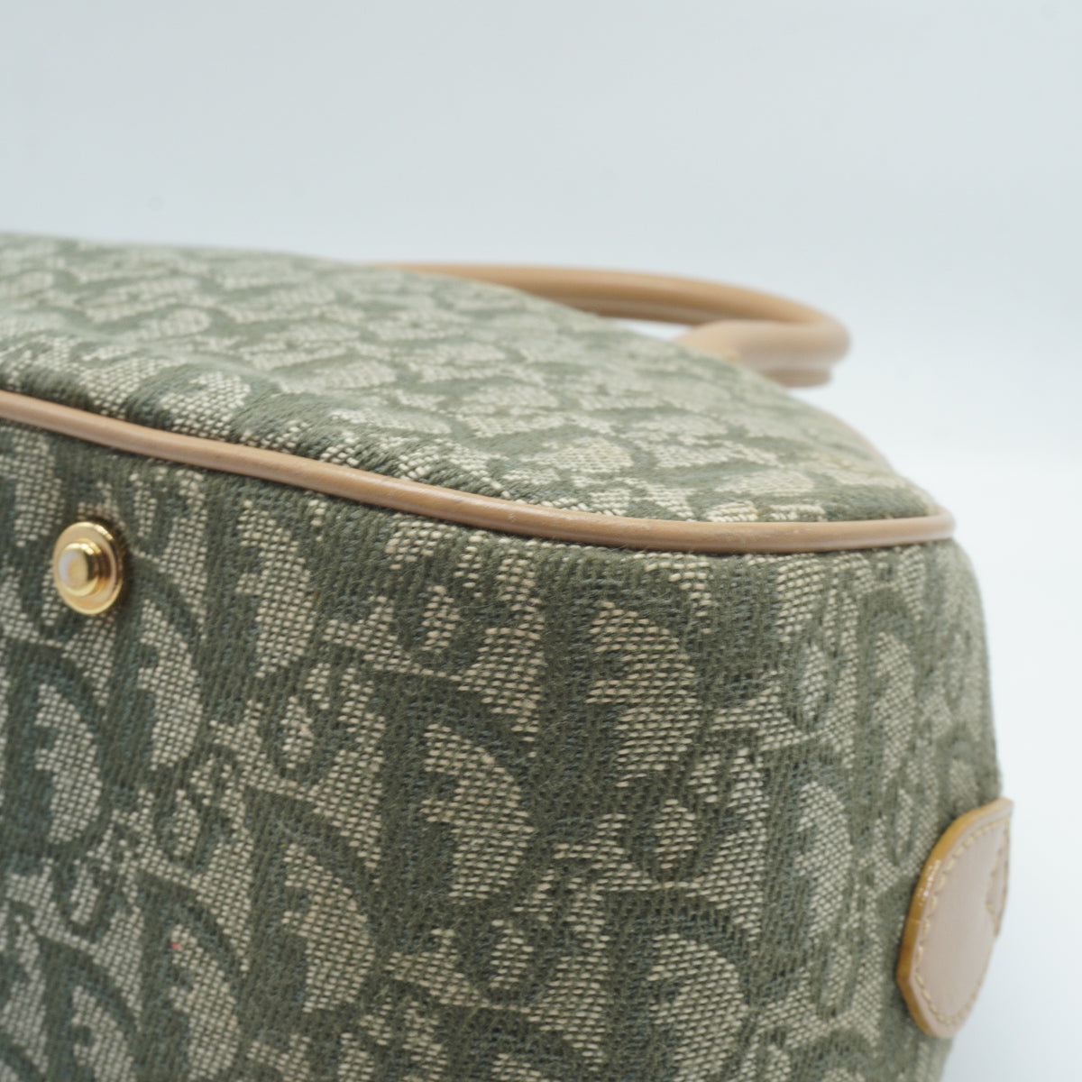 Dior	Diorissimo Saddle Bowler Bag Large Olive GHW