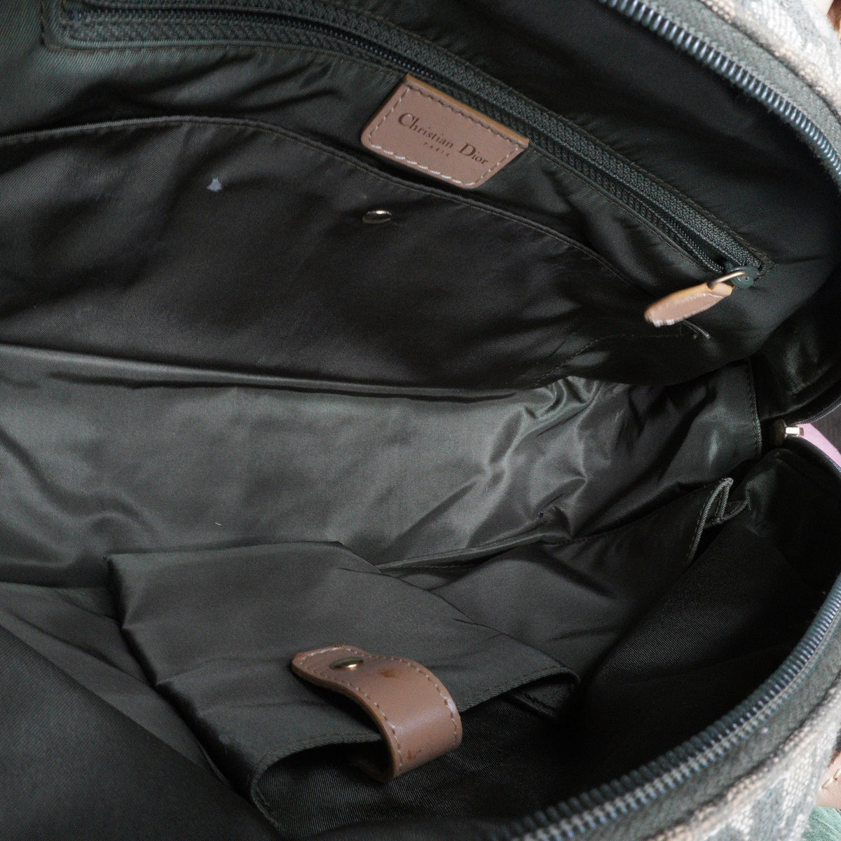 Dior	Diorissimo Saddle Bowler Bag Large Olive GHW