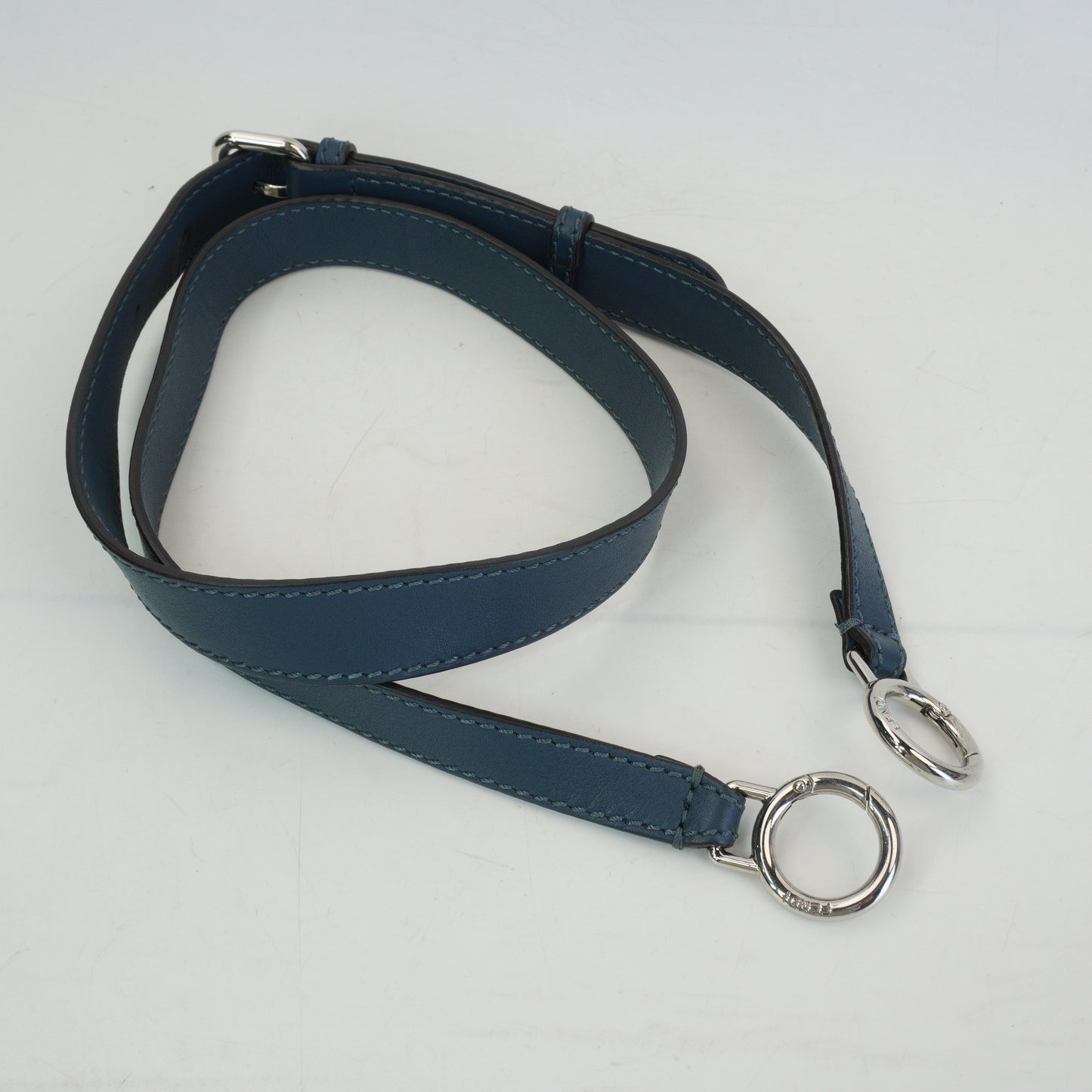 Fendi Peekaboo Twist Lock  Blue & Orange SHW Large