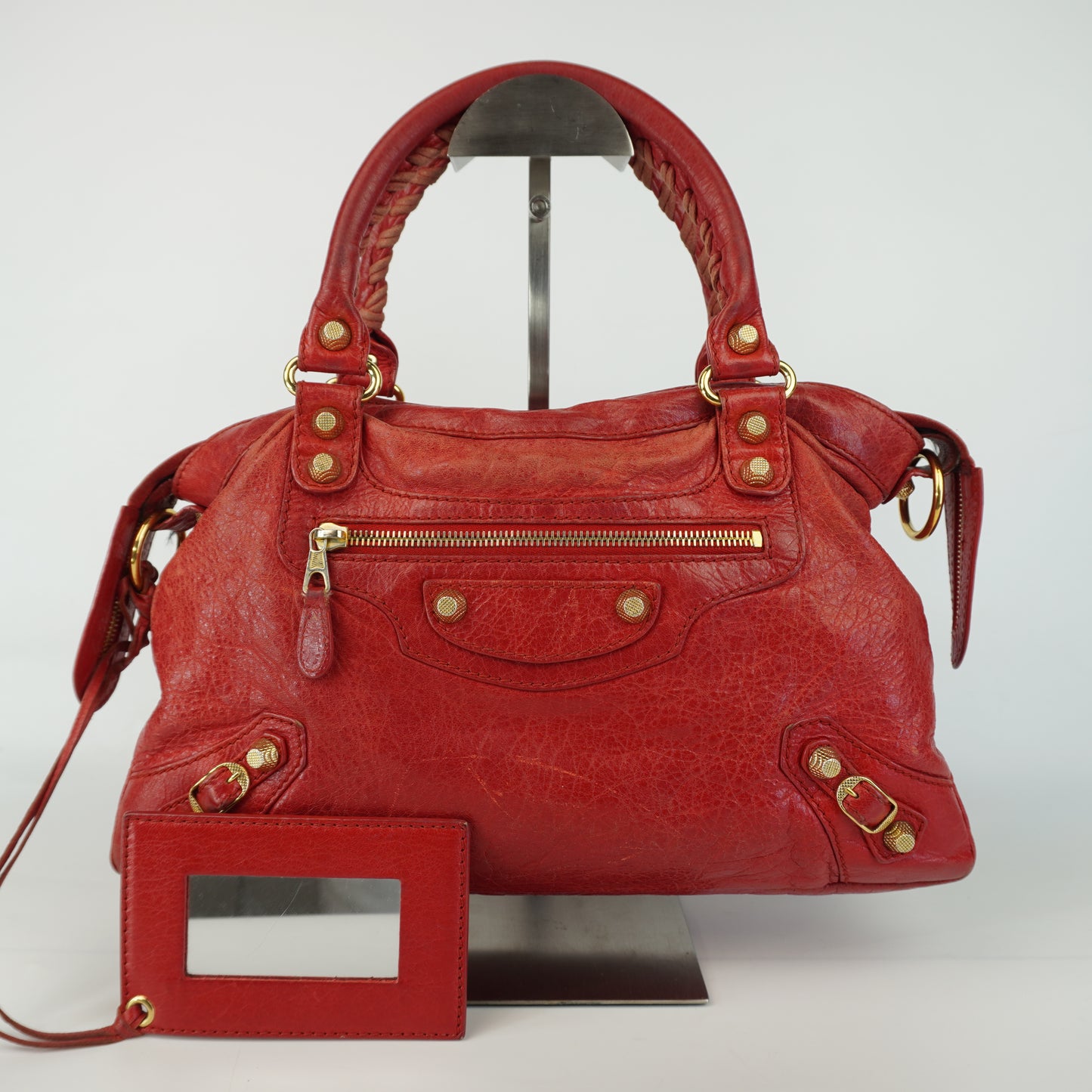 Balenciaga Red City Medium