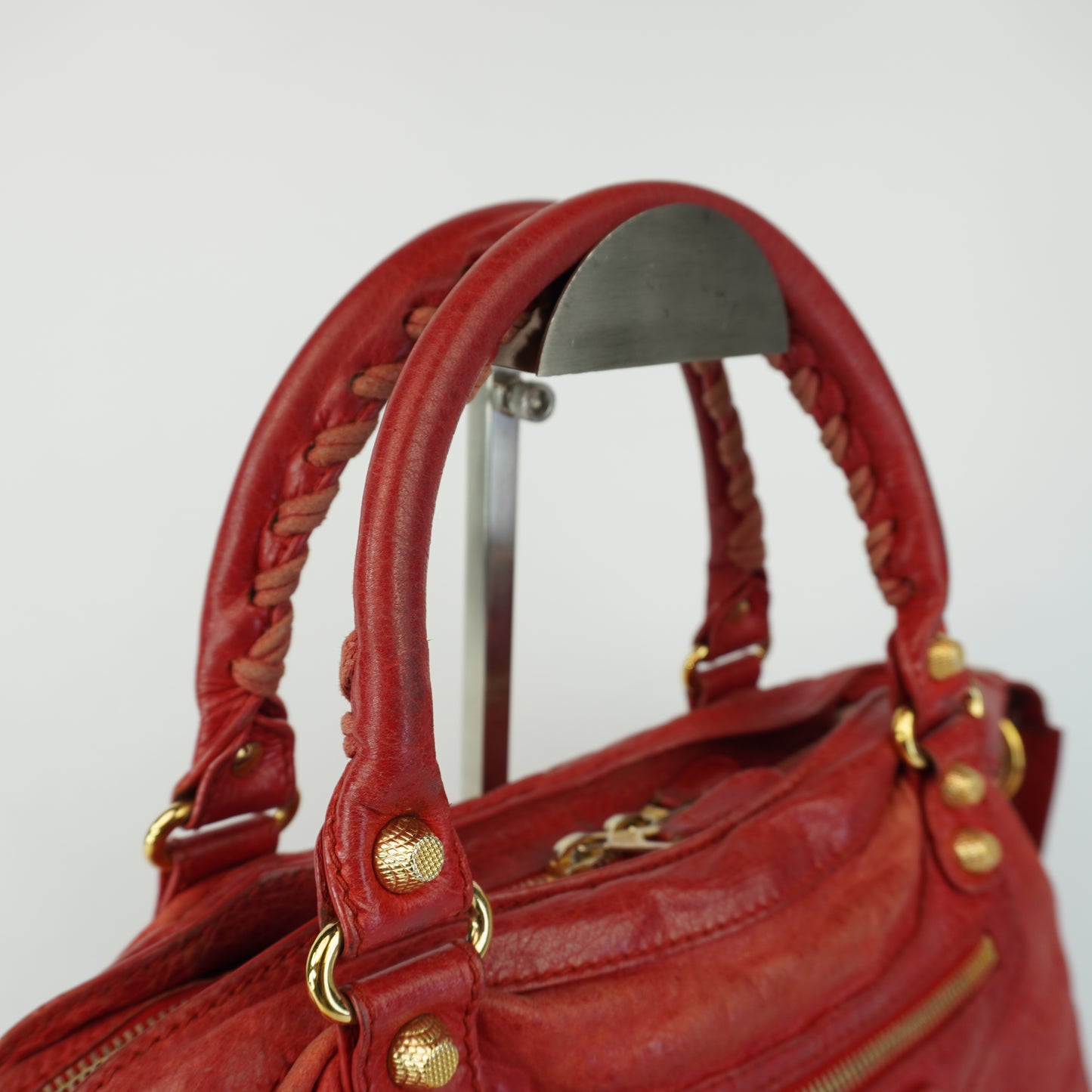 Balenciaga Red City Medium