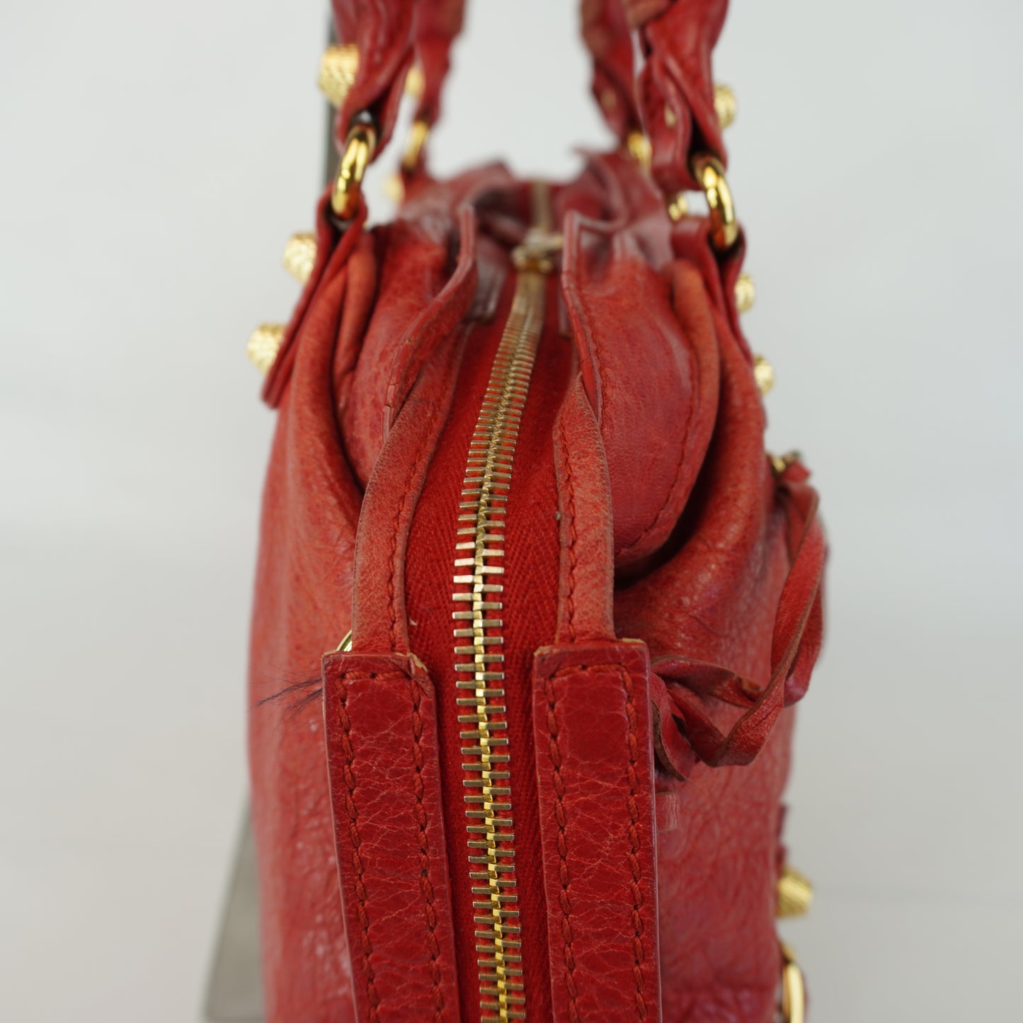 Balenciaga Red City Medium