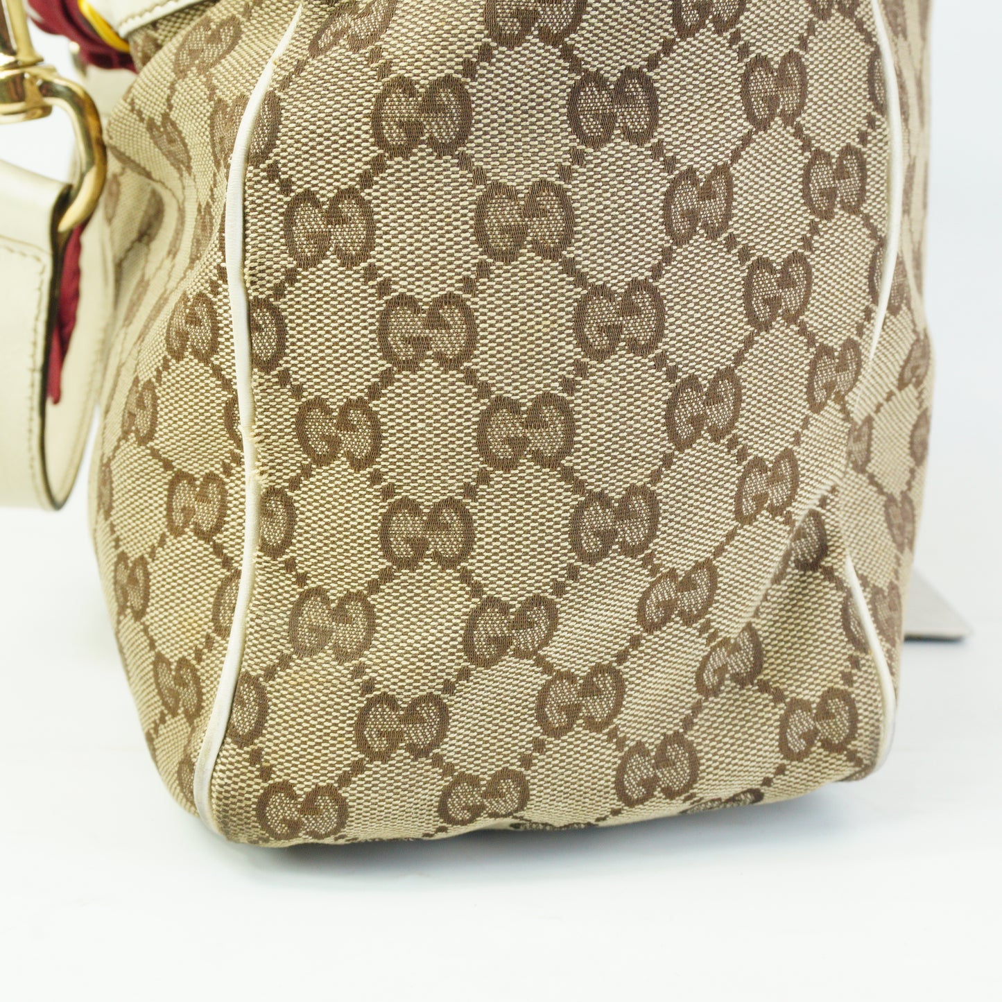 Gucci Positano Scarf Tote GHW Medium
