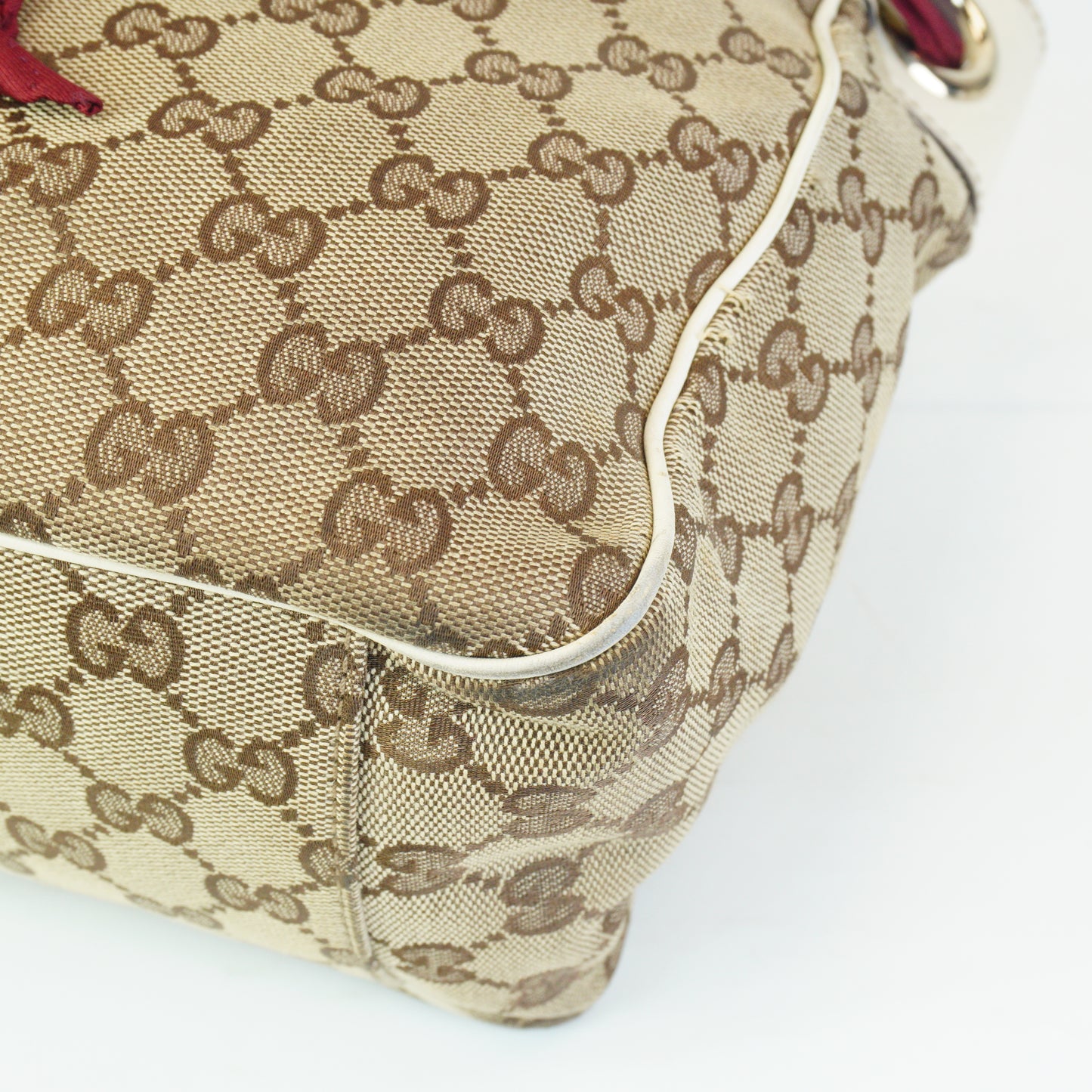 Gucci Positano Scarf Tote GHW Medium