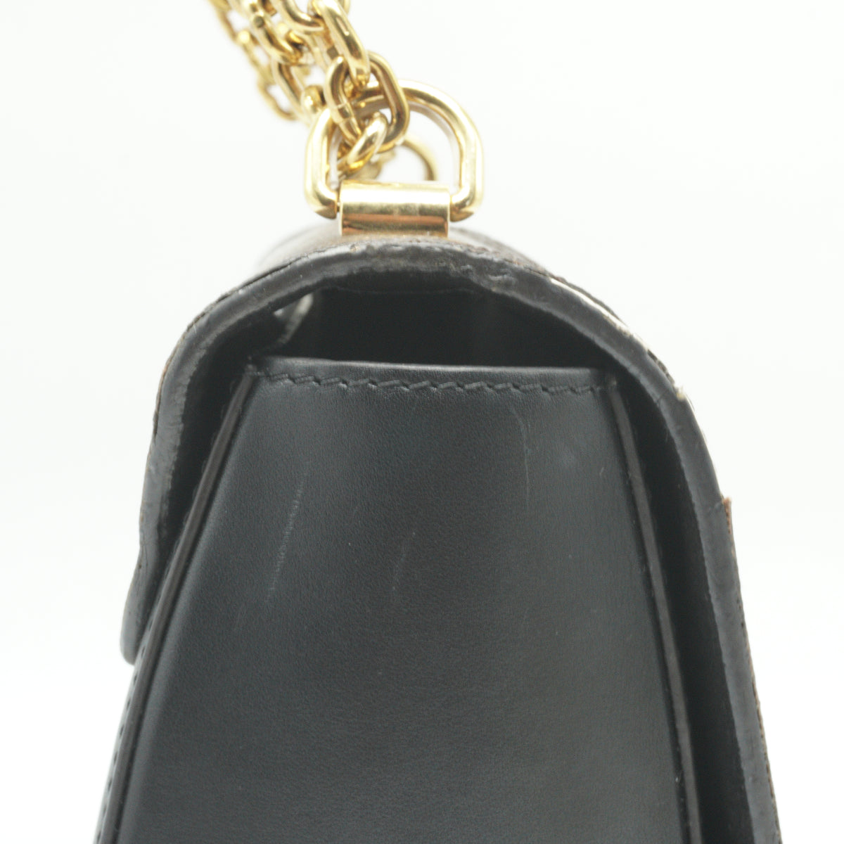 Louis Vuitton	Twist Handbag Limited Edition Brogue Reverse Monogram Canvas and Leather MM GHW