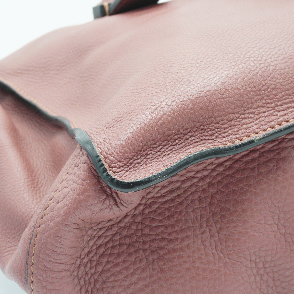 Valentino	Garavani Tote Leather Handbag Taupe Pink Medium GHW