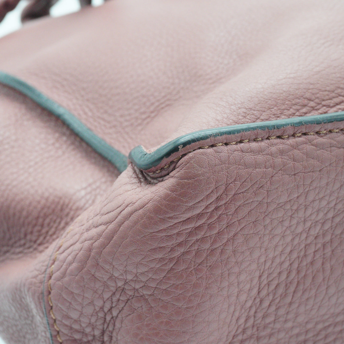 Valentino	Garavani Tote Leather Handbag Taupe Pink Medium GHW