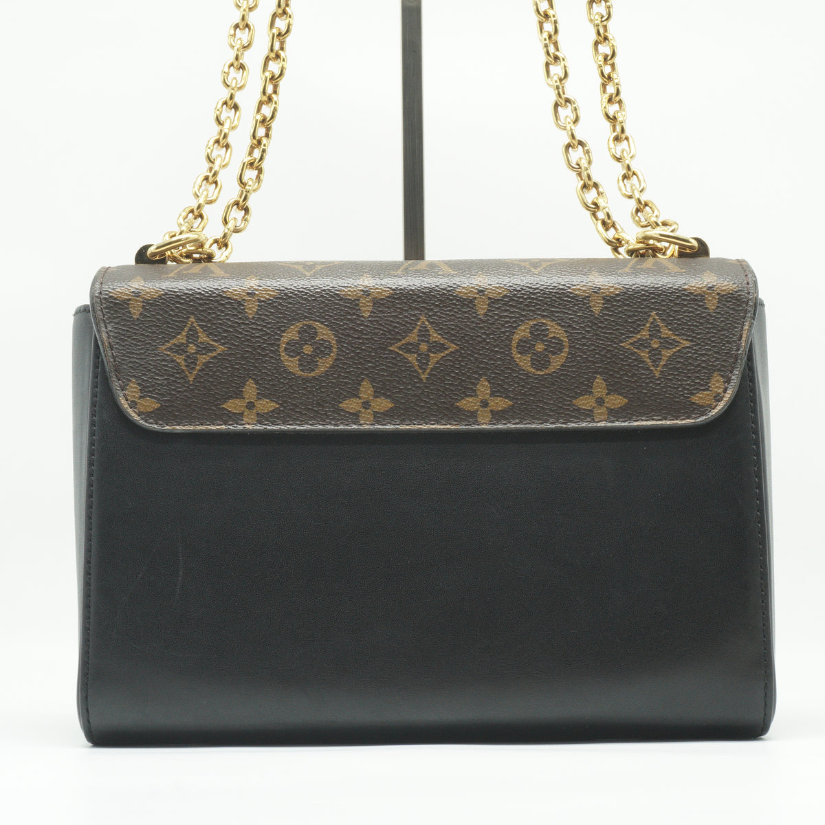 Louis Vuitton	Twist Handbag Limited Edition Brogue Reverse Monogram Canvas and Leather MM GHW
