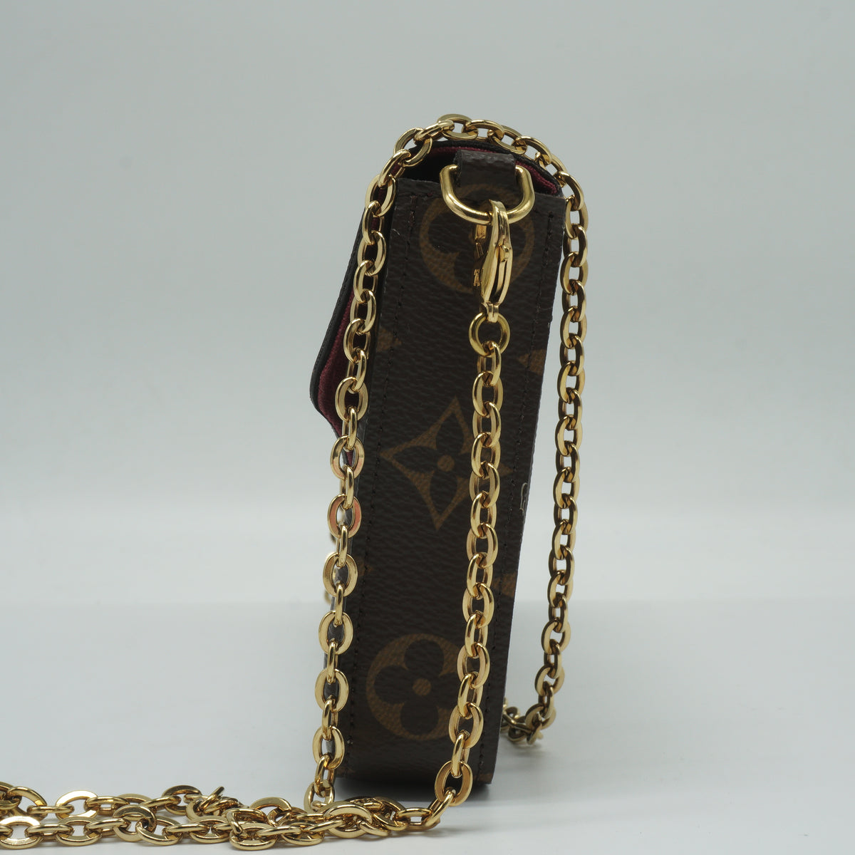 Louis Vuitton	Pochette felice Mono Canvas Small GHW