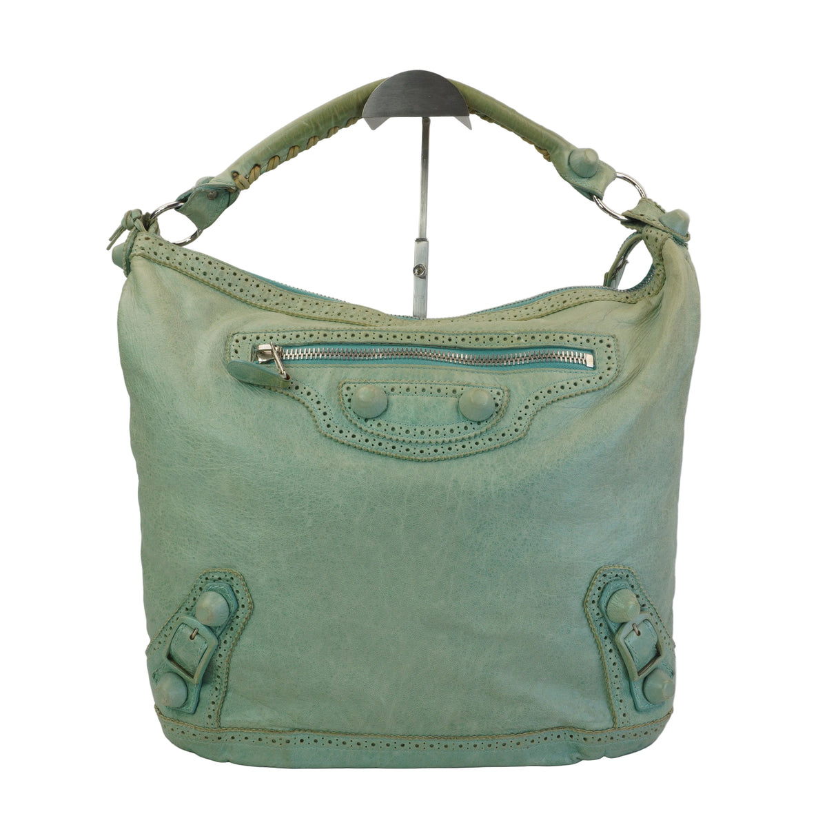 Balenciaga Giant  Day Hobo Bag Light Green SHW  Medium