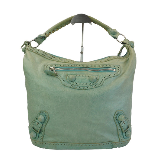 Balenciaga Giant  Day Hobo Bag Light Green SHW  Medium