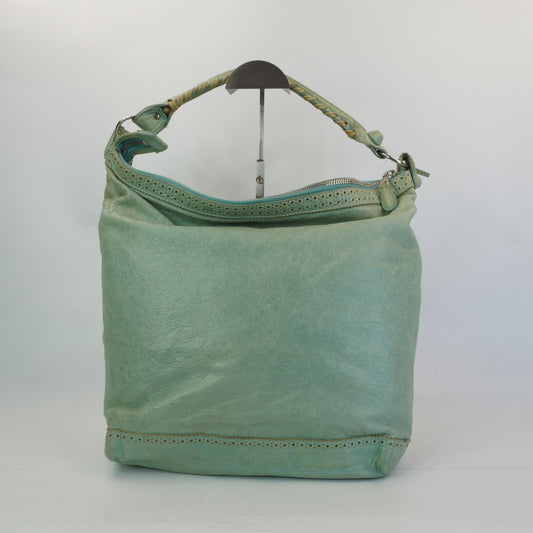 Balenciaga Giant  Day Hobo Bag Light Green SHW  Medium
