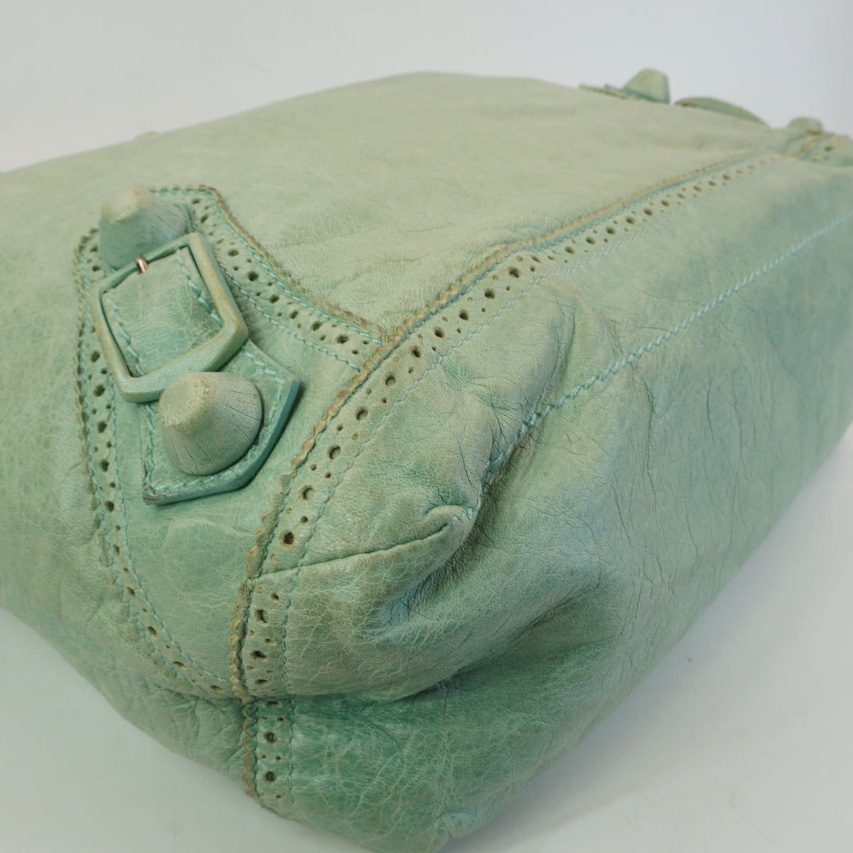 Balenciaga Giant  Day Hobo Bag Light Green SHW  Medium