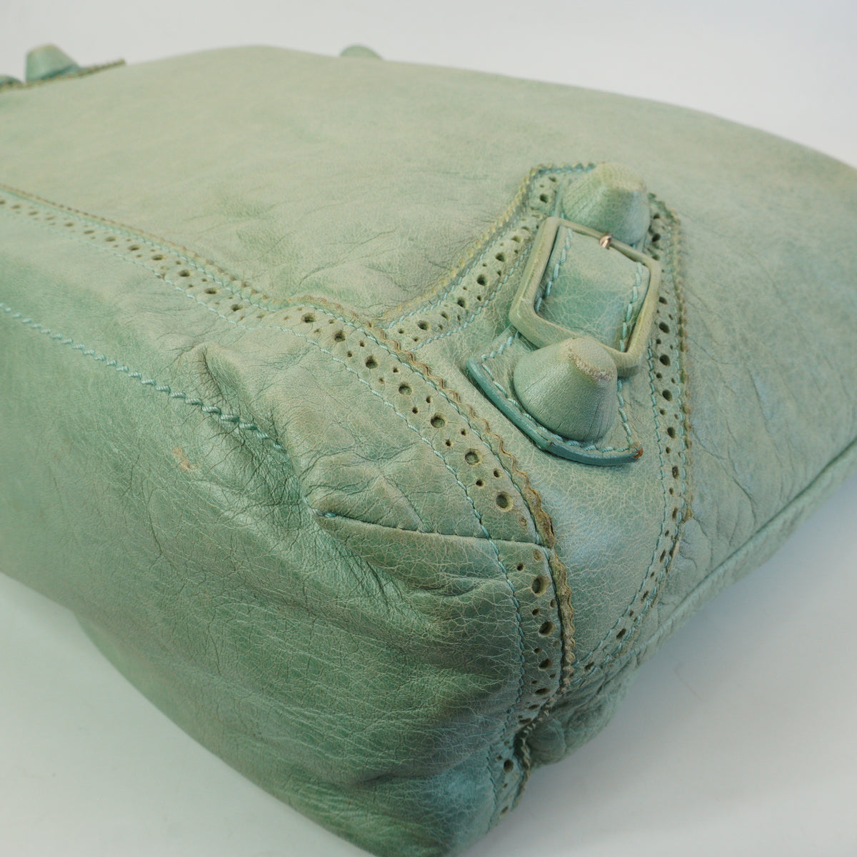 Balenciaga Giant  Day Hobo Bag Light Green SHW  Medium