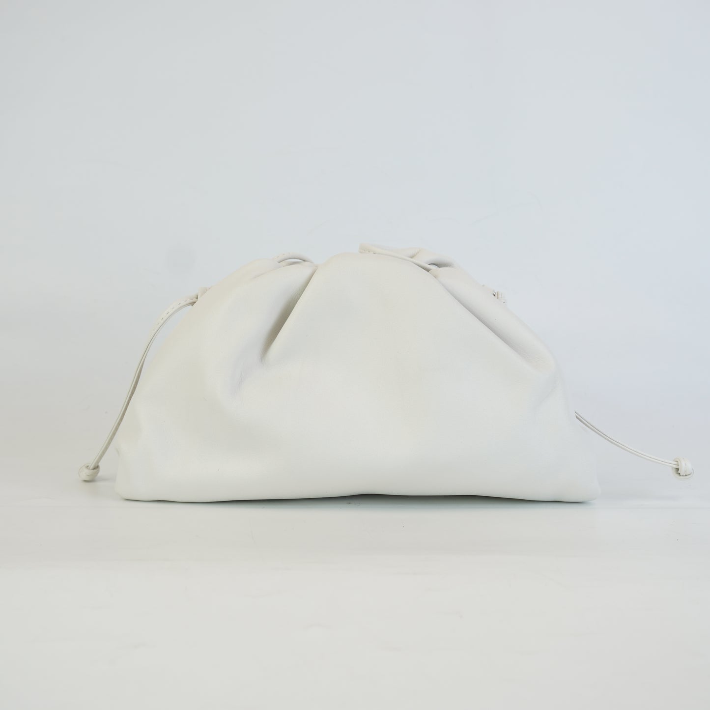 Bottega Veneta Pouch Clutch White