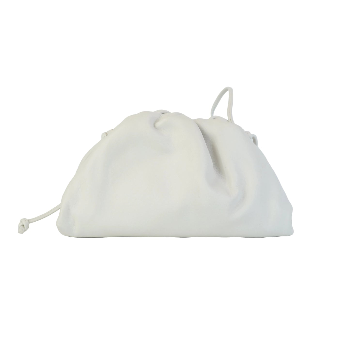 Bottega Veneta Pouch Clutch White