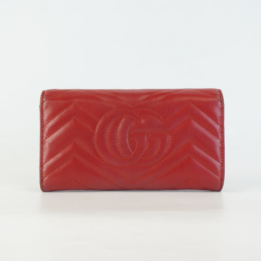 Gucci Marmont Wallet Red
