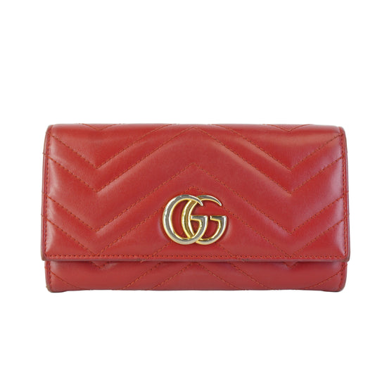 Gucci Marmont Wallet Red