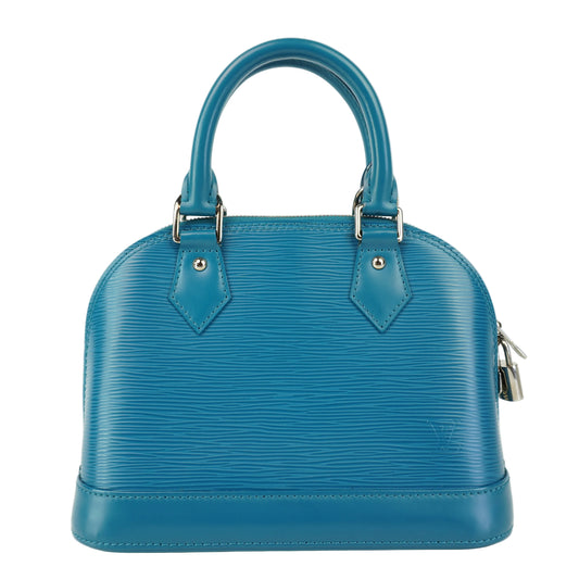 Louis Vuitton	Alma PM Handbag Epi Leather Blue