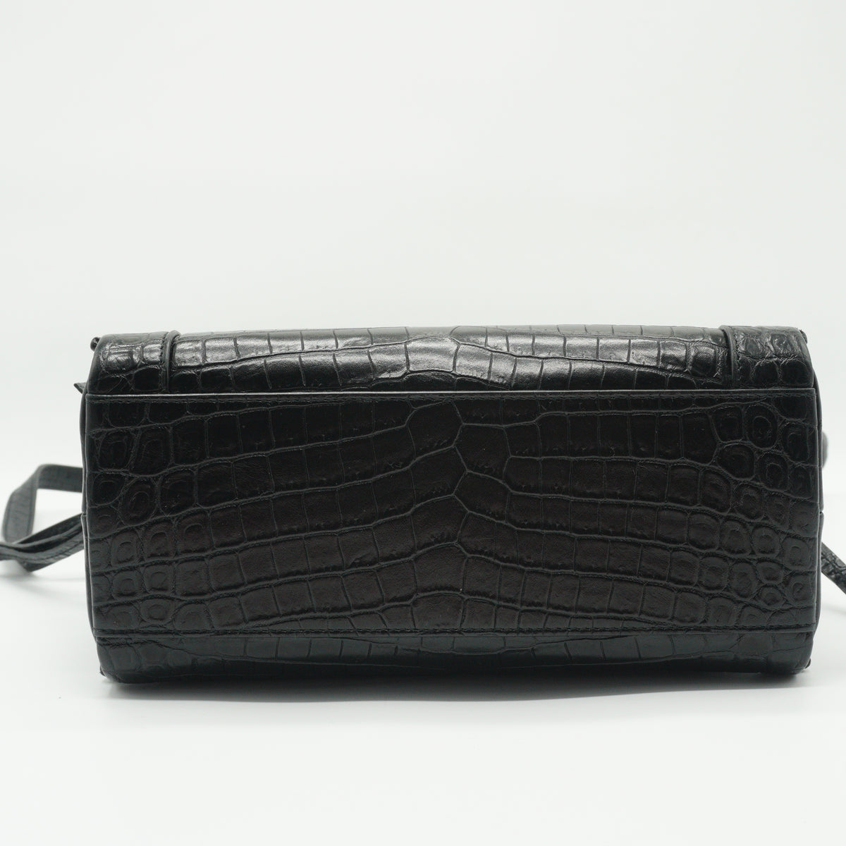 YSL	East Side Crocodile Black Small SHW