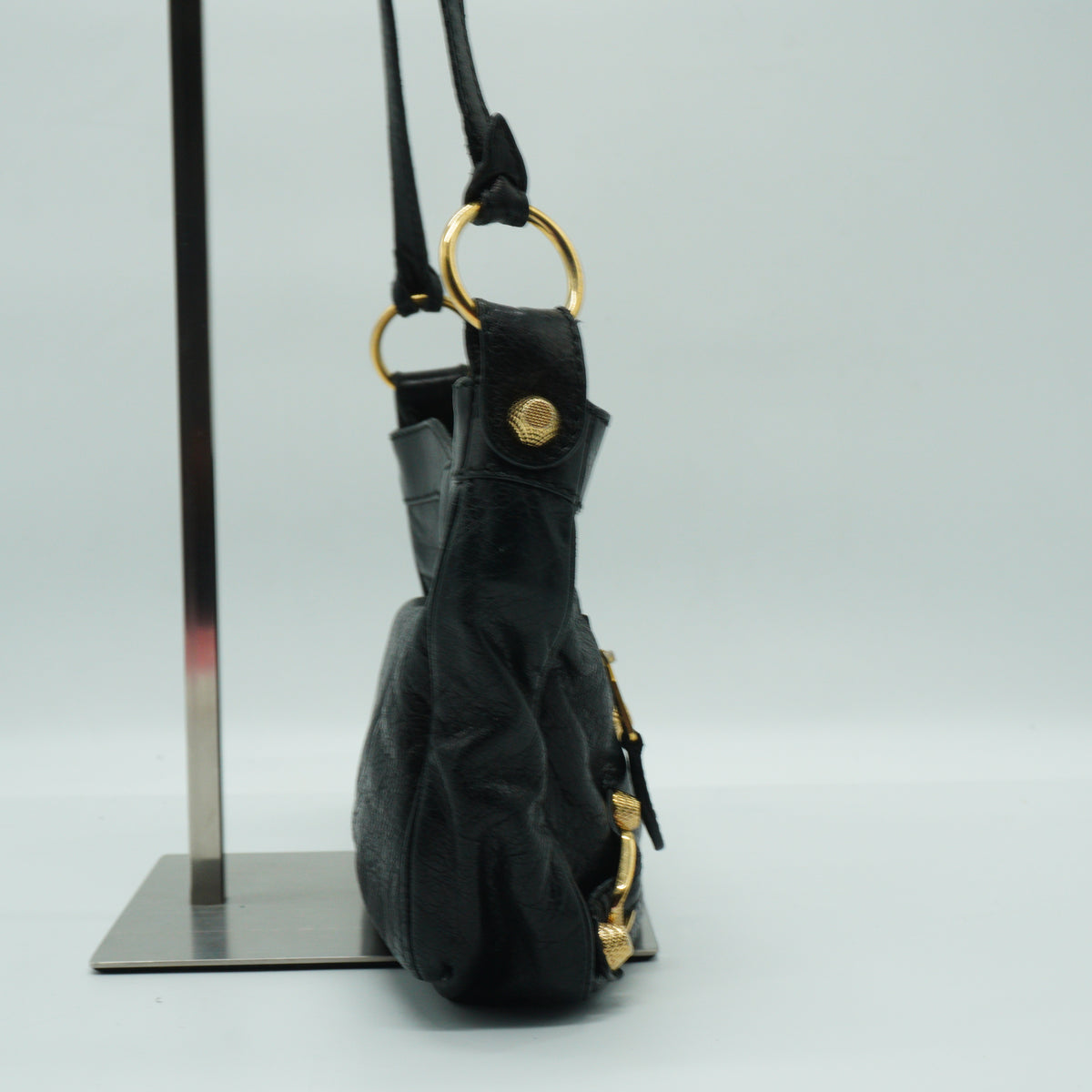 Balenciaga	Hip bag black GHW
