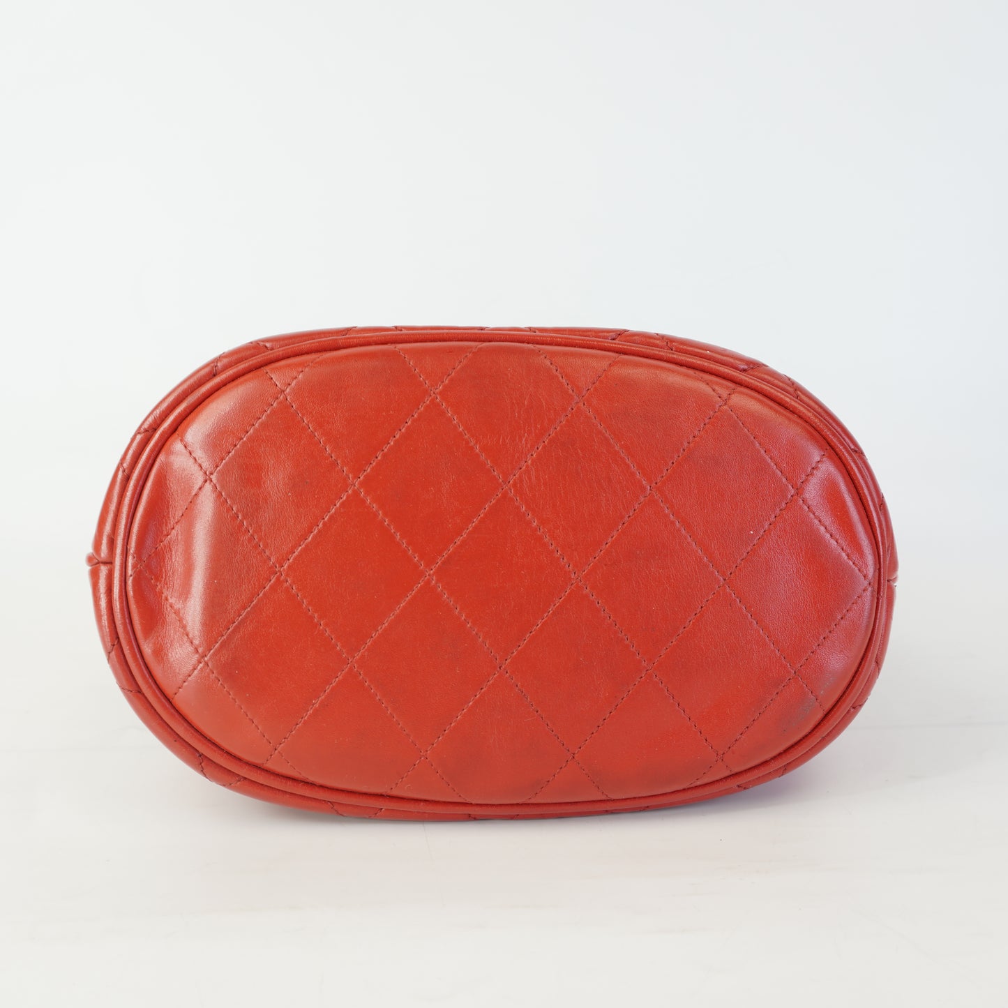 Chanel Red Bucket Bag