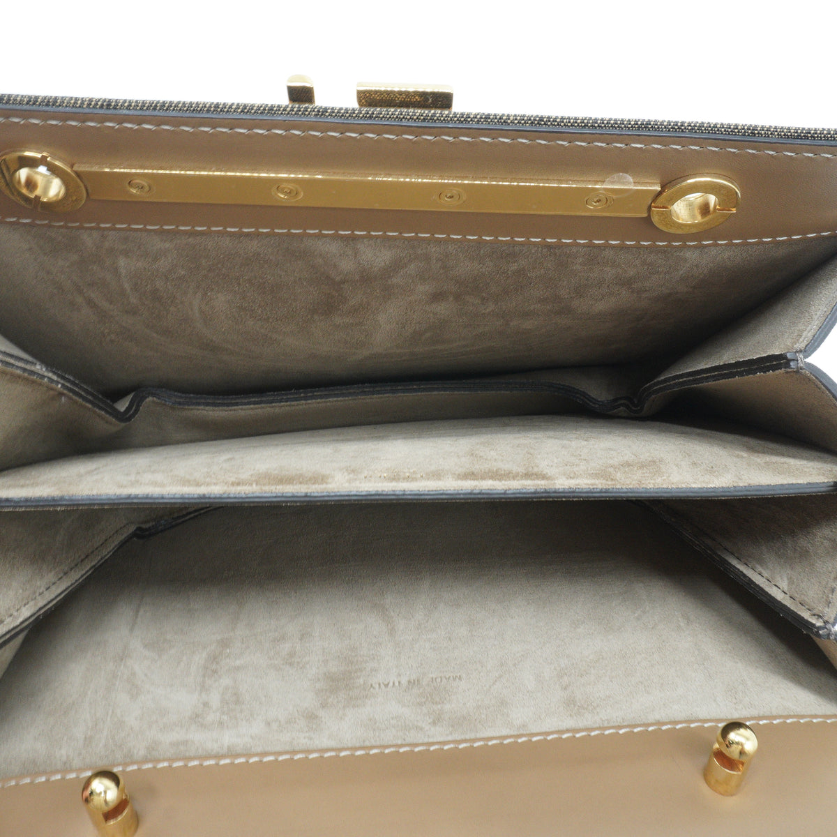 Fendi Brown FF Zucca Canvas Touch Shoulder Bag GHW Small