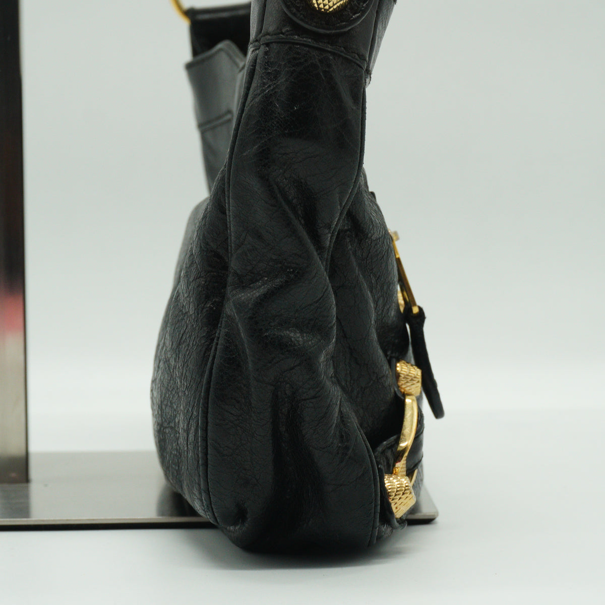 Balenciaga	Hip bag black GHW